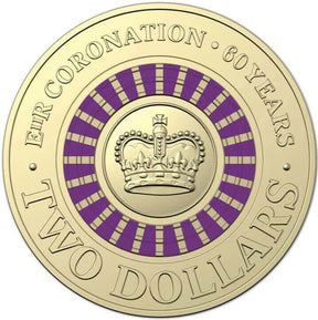 2013 $2 60th anniversary of the Coronation of Her Majesty Queen Elizabeth II - Nova Coins