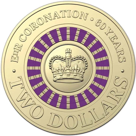 2013 $2 60th anniversary of the Coronation of Her Majesty Queen Elizabeth II - Nova Coins