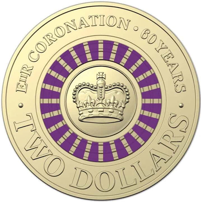 2013 $2 60th anniversary of the Coronation of Her Majesty Queen Elizabeth II - Nova Coins