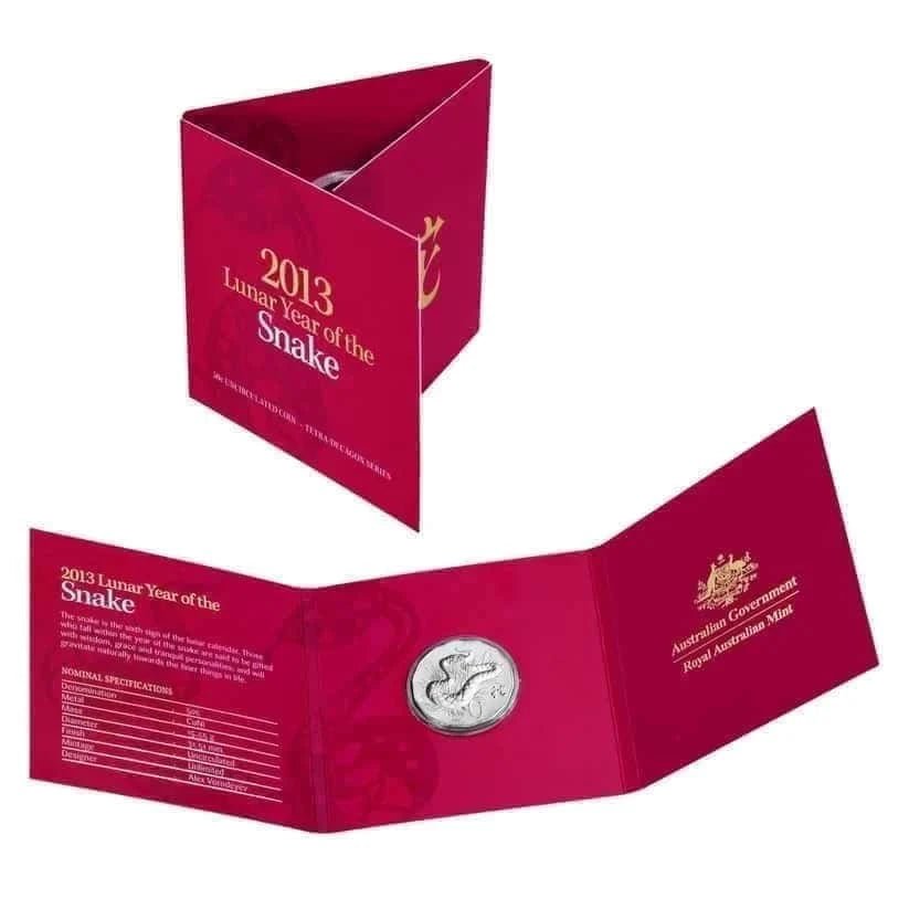 2013 50c Year of the Snake Tetra - Decagon Uncirculated Coin - Nova Coins