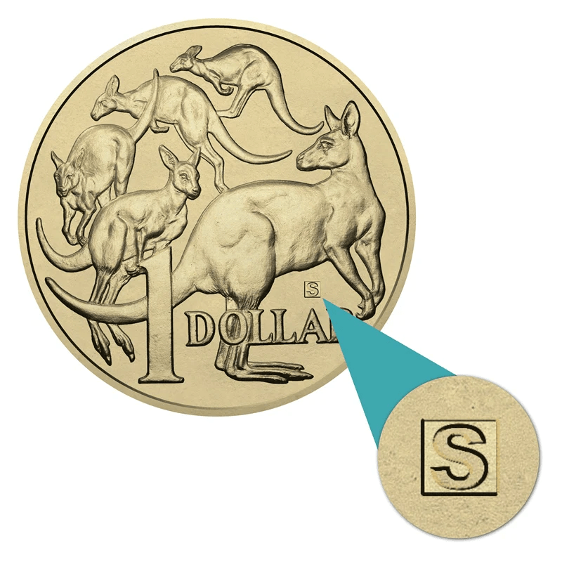 2016 $1 Mob Of Roos ANDA Show Special 'S' Privy Mark UNC - Nova Coins