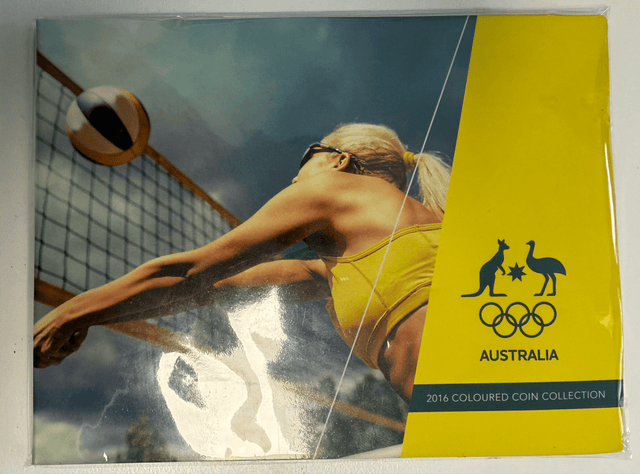 2016 Coloured $2 5 Coin Collection Set - Rio Olympic Games - Nova Coins