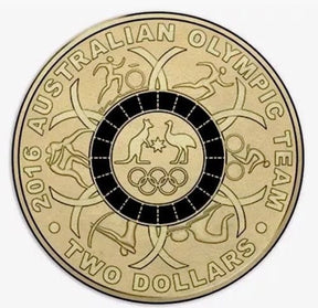 2016 Rio Olympic $2 Black Ring - Nova Coins