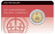 2016 $2 50th Anniversary Decimal Currency UNC Coin Pack - Front