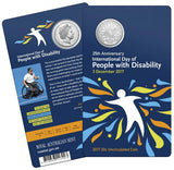 2017 20c International Day of People with Disability Uncirculated Coin