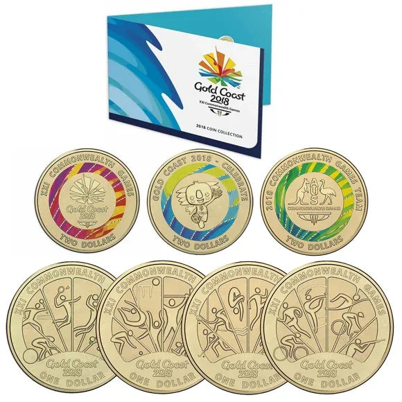 2018 Gold Coast XXI Commonwealth Games Coin Collection Set