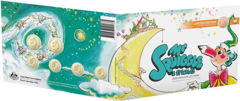 2019 Mr Squiggle & Friends Set - Nova Coins