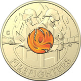 2020 $2 C - Mintmark Australia's Firefighters Brave Coloured RAM Large Carded - Nova Coins