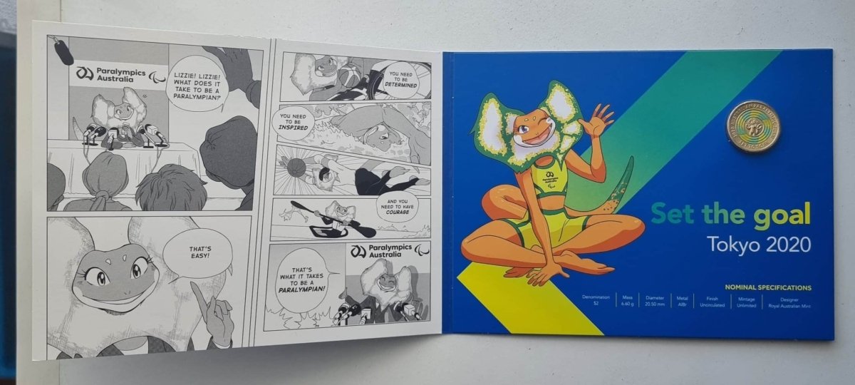 2020 Paralympic Team $2 Coin in Collection Folder - Nova Coins