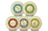 2020 Tokyo Olympic $2 Coloured Coin Collection - Nova Coins