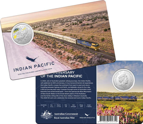 2020 Indian Pacific Coloured Coin