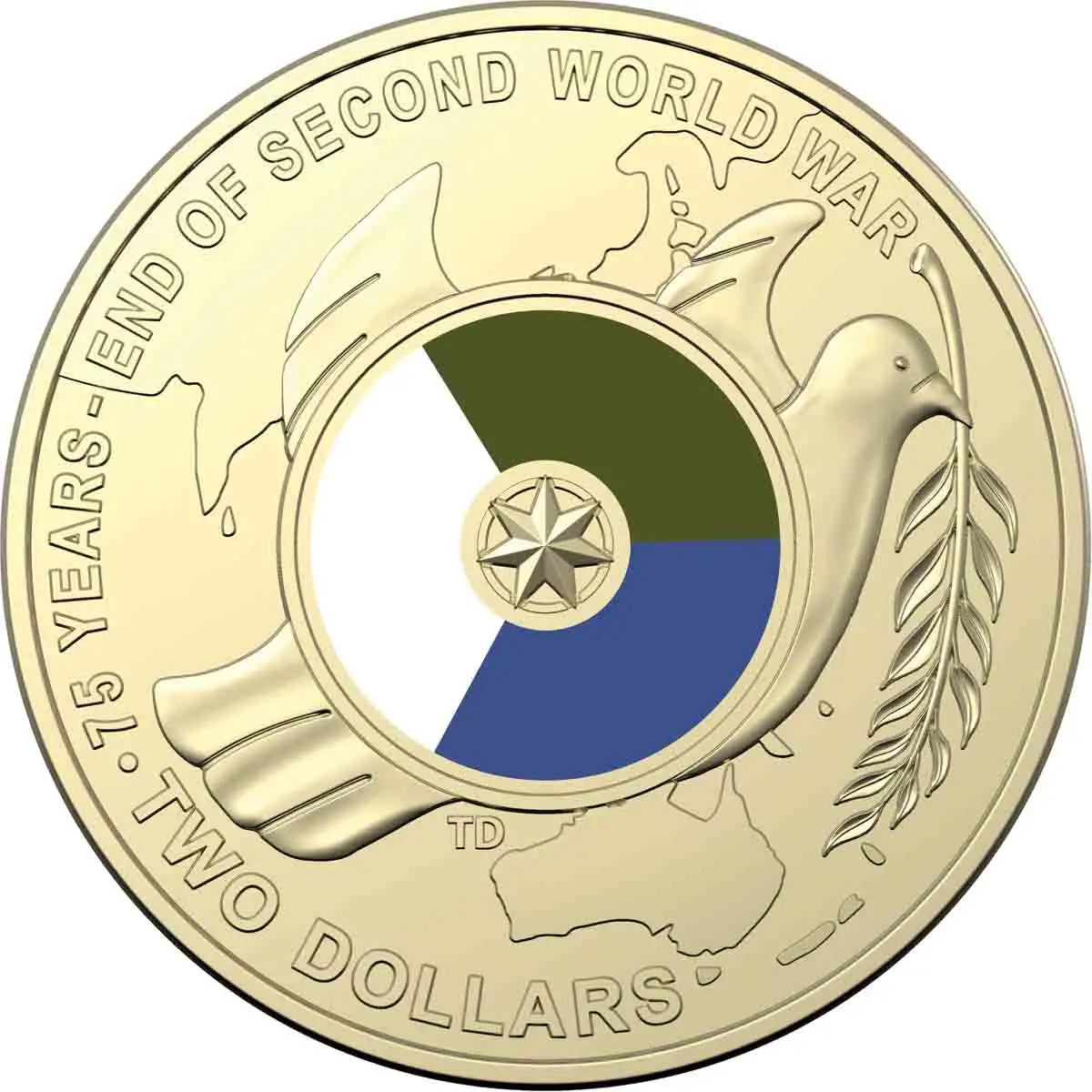 2020 $2 75th Anniversary of the End of WWII UNC Coin Pack