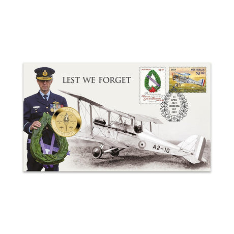 2021 ANZAC Day - Lest We Forget RAAF PNC - Nova Coins