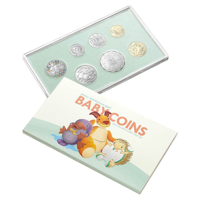 2021 Baby Coins Uncirculated Six Coin Baby Year Mint Set - Nova Coins