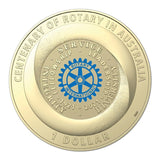 2021 Centenary of Rotary Australia One Dollar Uncirculated Australian Decimal Coin - Nova Coins