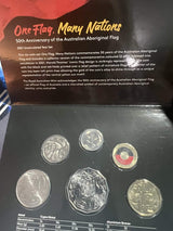 2021 Royal Australian Mint Six Coin Mint Set - Aboriginal Flag - Nova Coins