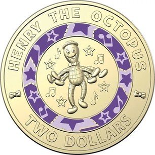 2021 The Wiggles - Henry the Octopus - Nova Coins