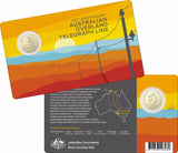 2022 $1 150th Anniversary Australian Overland Telegraph Line Uncirculated Carded Coin - Nova Coins