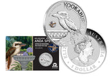 2022 $1 Kookaburra ANDA Melbourne Money Expo Coloured Possum Privy - Nova Coins