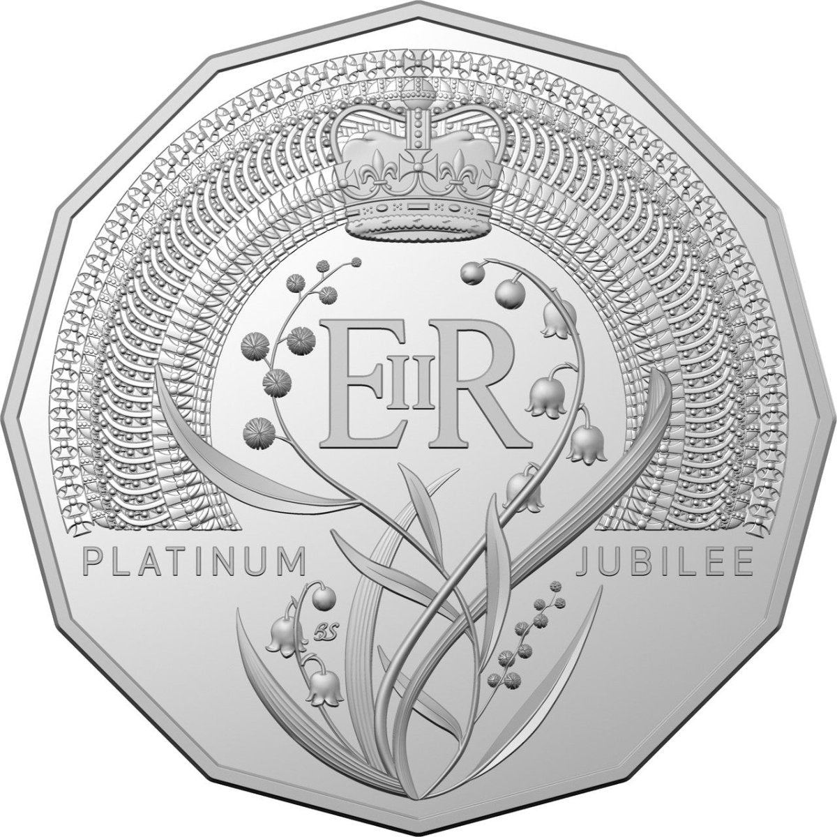 2022 50c Platinum Jubilee of HM Queen Elizabeth II - Nova Coins