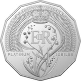 2022 50c Platinum Jubilee of HM Queen Elizabeth II - Nova Coins