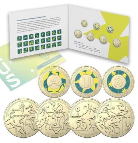 2022 Australia Commonwealth Games Set A,U,S Folder - Nova Coins