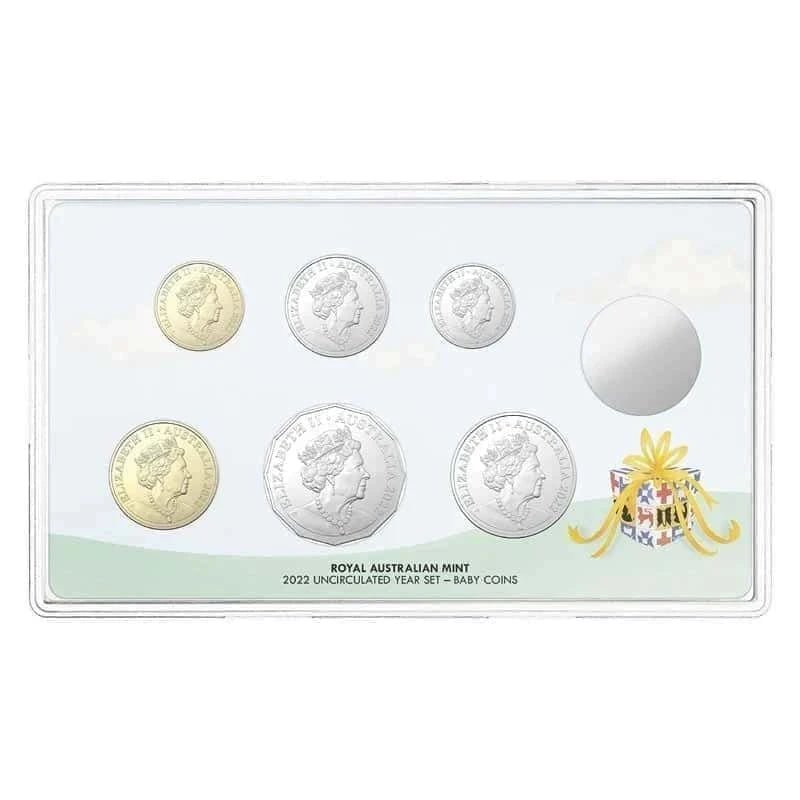 2022 Baby Coins Uncirculated Six Coin Baby Year Mint Set - Nova Coins