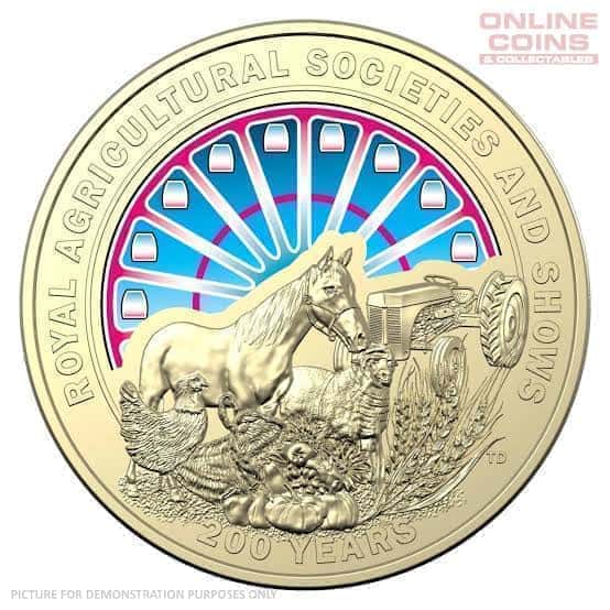 2022 Bicentenary of the Royal Agricultural Society $1 Uncirculated Australian Decimal Coin - Nova Coins