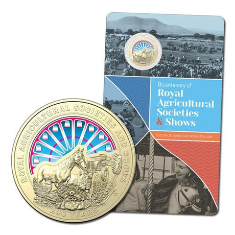 2022 Bicentenary of the Royal Agricultural Society $1 Uncirculated Australian Decimal Coin - Nova Coins