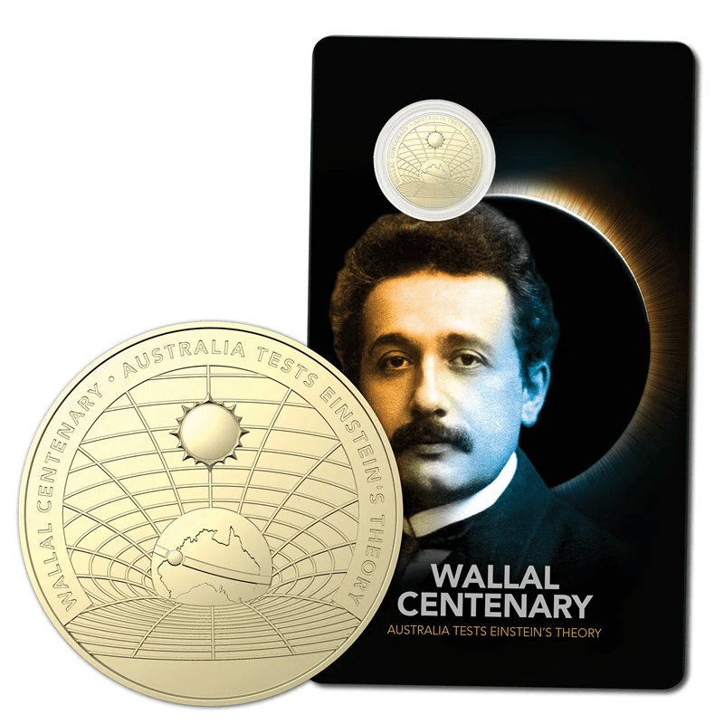 2022 Wallal Centenary $1 Australia Tests Einstein's Theory UNC - Nova Coins