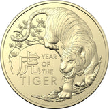 2022 Lunar Year of the Tiger $1 Uncirculated 2 Coin Set