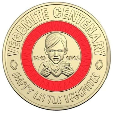2023 $2 dollar Vegemite Centenary Red - Nova Coins