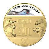 2023 20c 35th Anniversary of Edward the Emu Gold - Plated Deluxe Ed Book - Nova Coins
