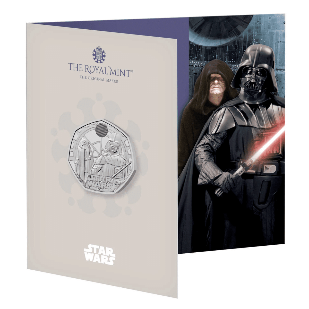 2023 50p Star Wars Darth Vader and Emperor Palpatine BUNC Coin - Nova Coins