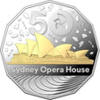 2023 50th Anniversary of the Sydney Opera House 50c Silver Selectively Gold Plated Proof Coin - Nova Coins