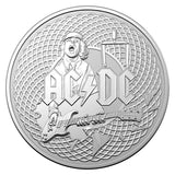 2023 AC/DC - $1 Silver Frosted Uncirculated Coin - Nova Coins