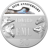 2023 20c Edward the Emu 35th Anniversary - Coin Reverse