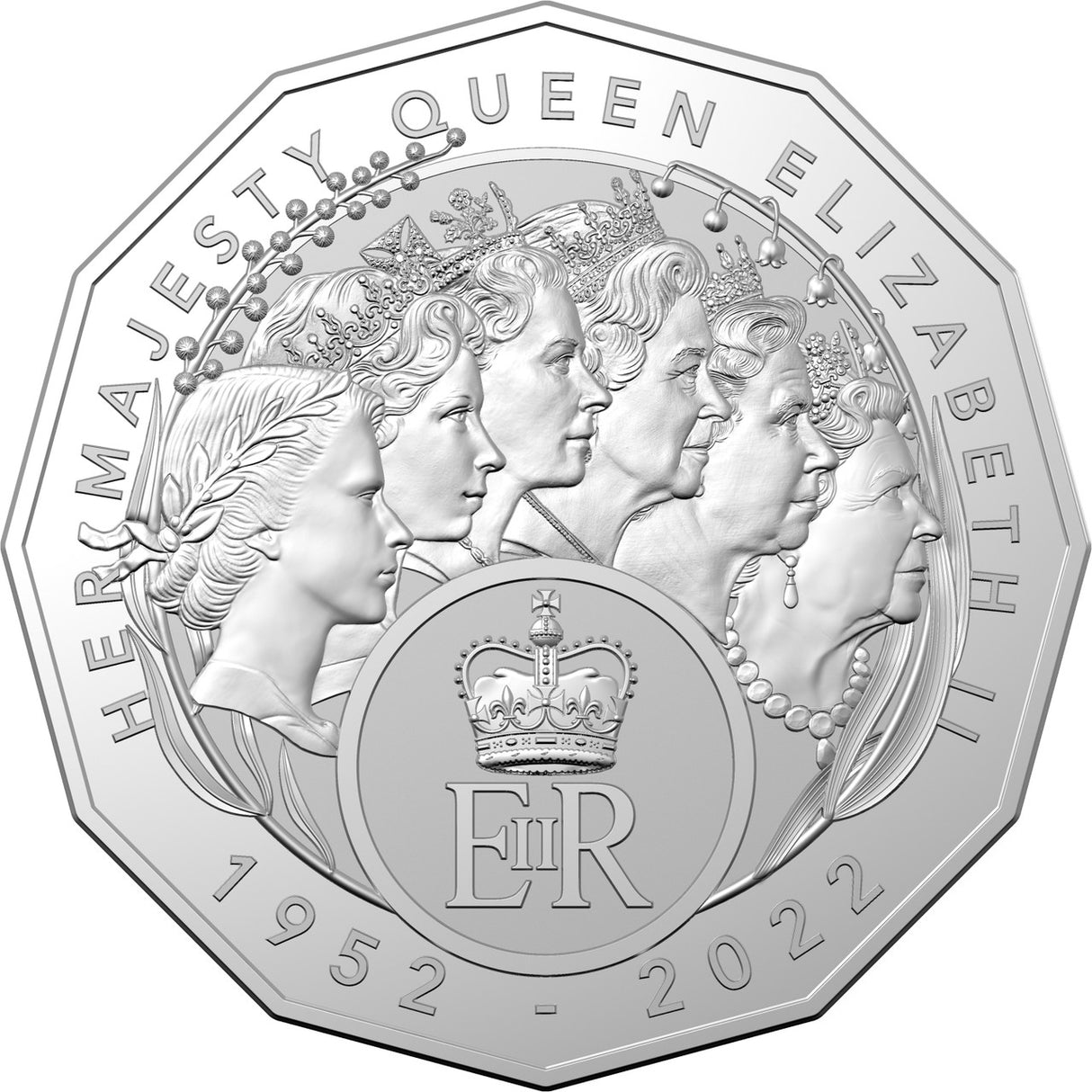 2023 50c CuNi Uncirculated Coin – HM Queen Elizabeth II Commemoration