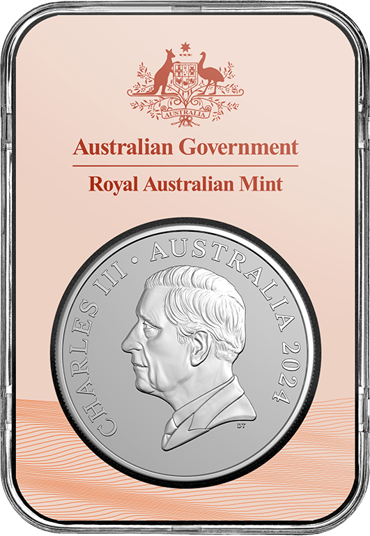 2024 $1 Kangaroo Series Desert Life 1oz Silver Frosted UNC - Nova Coins