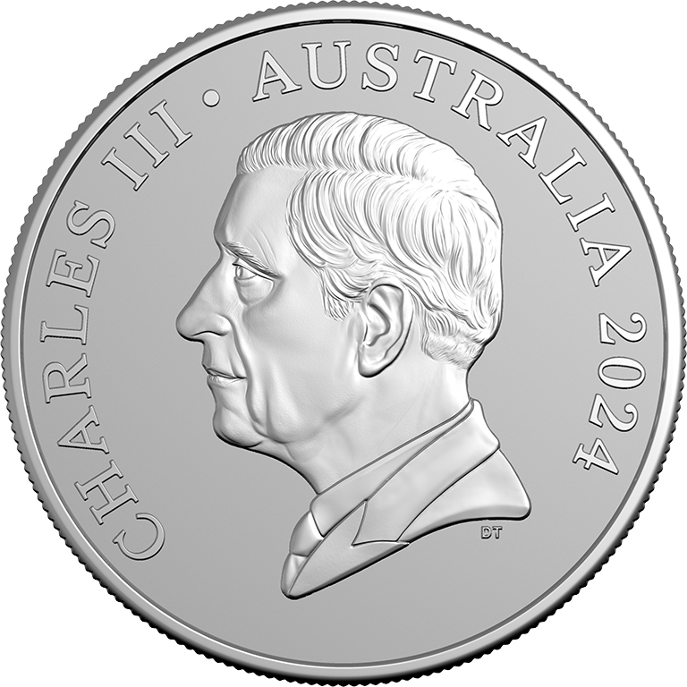 2024 $1 Kangaroo Series Desert Life 1oz Silver Frosted UNC - Nova Coins