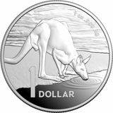 2024 $1 Kangaroo Series Desert Life 1oz Silver Proof - Nova Coins