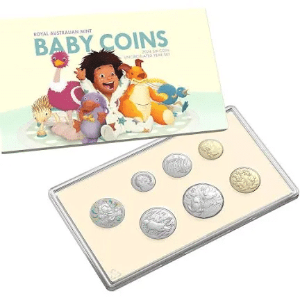 2024 Baby Coins Uncirculated Six Coin Baby Year Set - Nova Coins