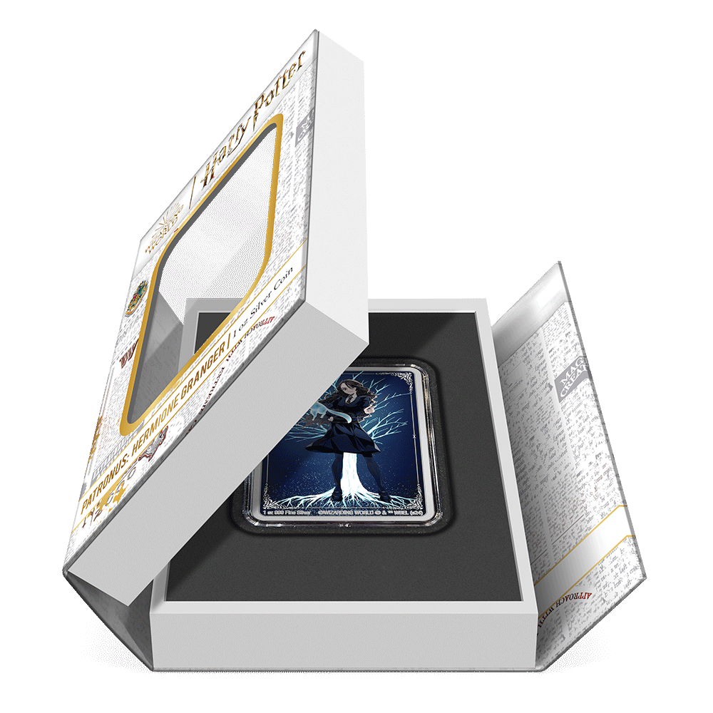 2024 Harry Potter Patronus - Hermione Granger 1oz Silver Coin - Nova Coins