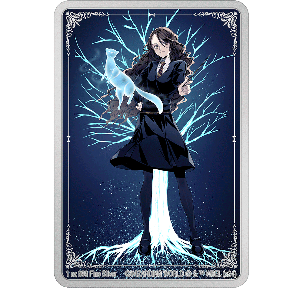 2024 Harry Potter Patronus - Hermione Granger 1oz Silver Coin - Nova Coins