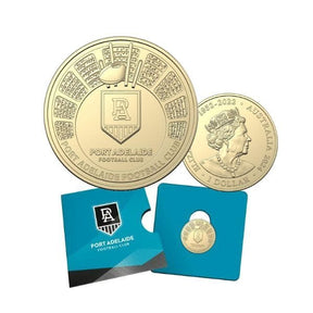 2024 Port Adelaide Football Club AFL $1 Uncirculated Coin in Card - Nova Coins