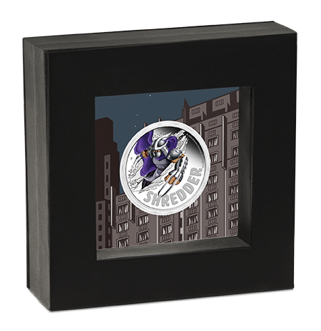 2024 Teenage Mutant Ninja Turtles - Shredder 1oz Silver Coloured Proof Coin - Nova Coins