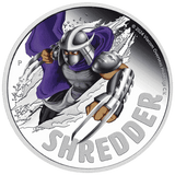 2024 Teenage Mutant Ninja Turtles - Shredder 1oz Silver Coloured Proof Coin - Nova Coins