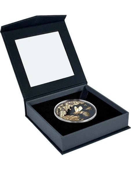 2025 $1 1oz Honey Bee Gilded Black Silver Proof Coin - Nova Coins