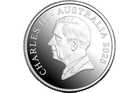 2025 $1 Bluey Christmas Coloured Fine Silver Proof Coin - Nova Coins