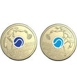 2025 $2 Australian Open Coins - Pair 1x Men's and 1x Women's Uncirculated - Nova Coins
